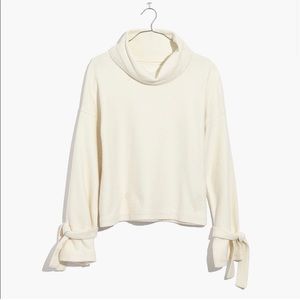 MADEWELL Cowl Neck Tie-Sleeve Sweater. Size M.